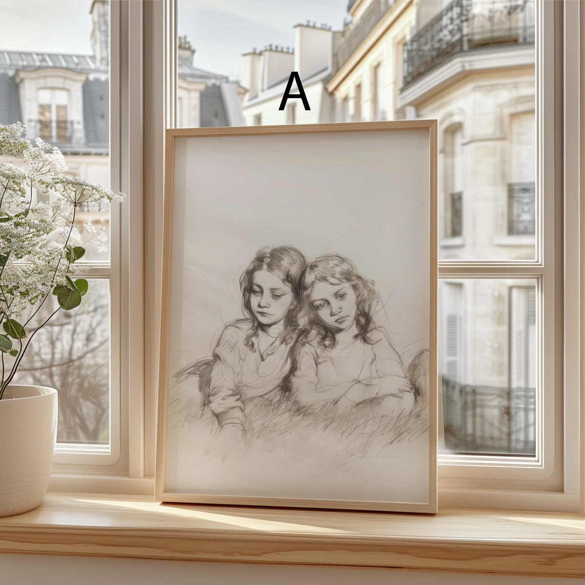 Modern Vintage Art Poster · Flowers, Portrait & Still Life · Classic Wall Art · Gift Idea · Unframed Print