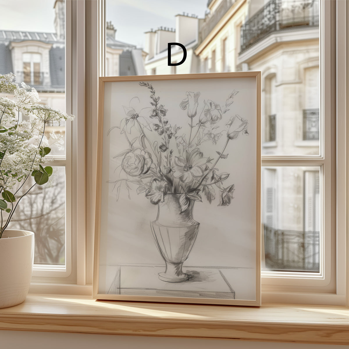 Modern Vintage Art Poster · Flowers, Portrait & Still Life · Classic Wall Art · Gift Idea · Unframed Print