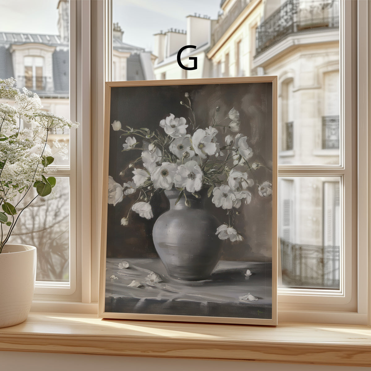 Modern Vintage Art Poster · Flowers, Portrait & Still Life · Classic Wall Art · Gift Idea · Unframed Print