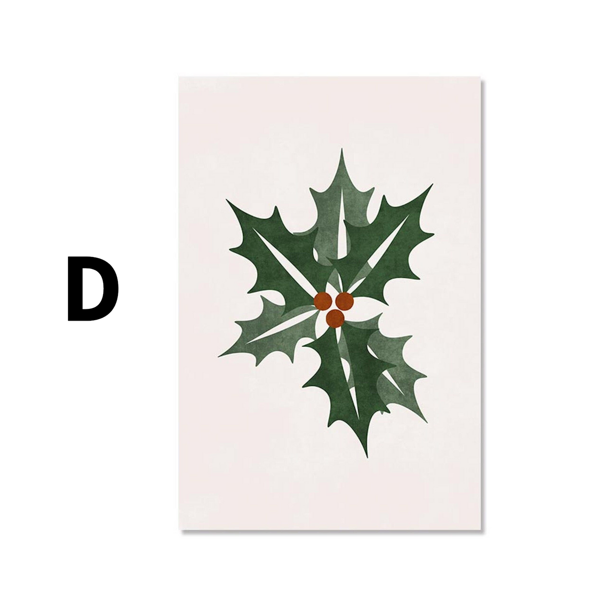 Christmas Tree with Presents Poster · Festive Wall Art · Unframed Print