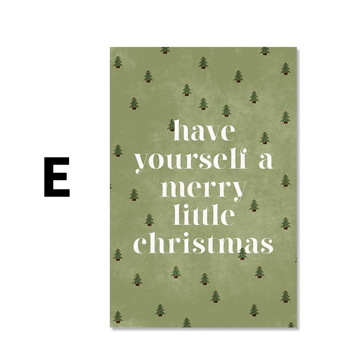 Christmas Tree with Presents Poster · Festive Wall Art · Unframed Print
