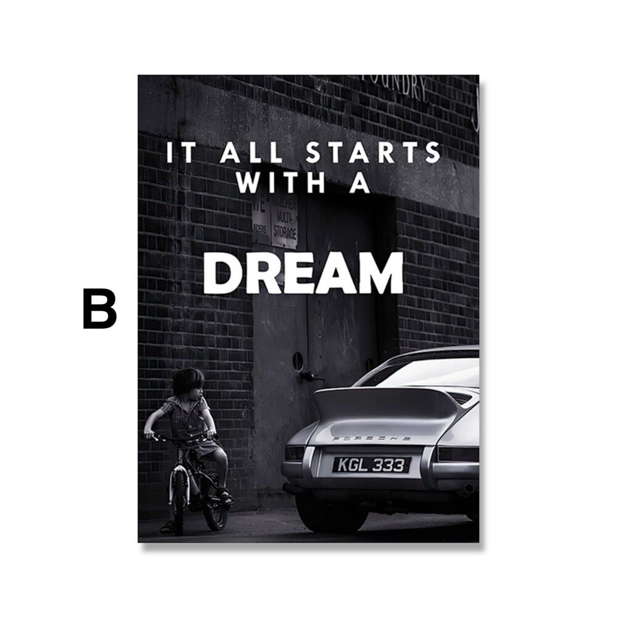 Luxury Cars & Lifestyle Poster · Wall Art · Unframed Print