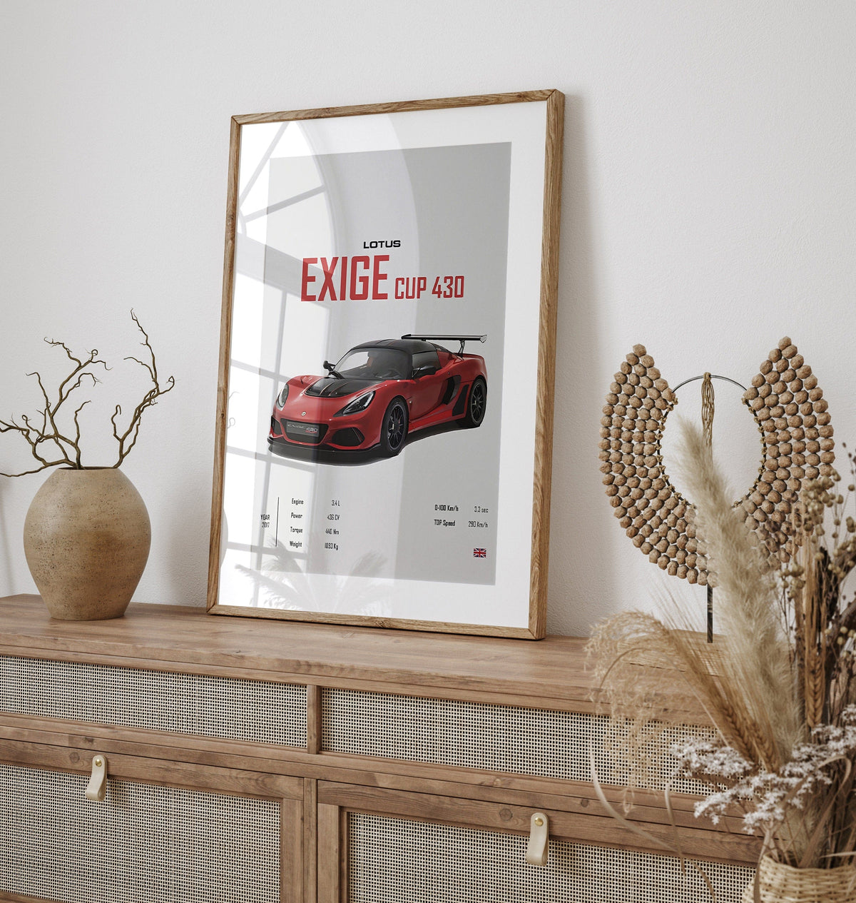 Classic Sports Car Poster · BMW, Lotus & Subaru Legends · Gift for Him · Living Room & Office Wall Art · Unframed Print